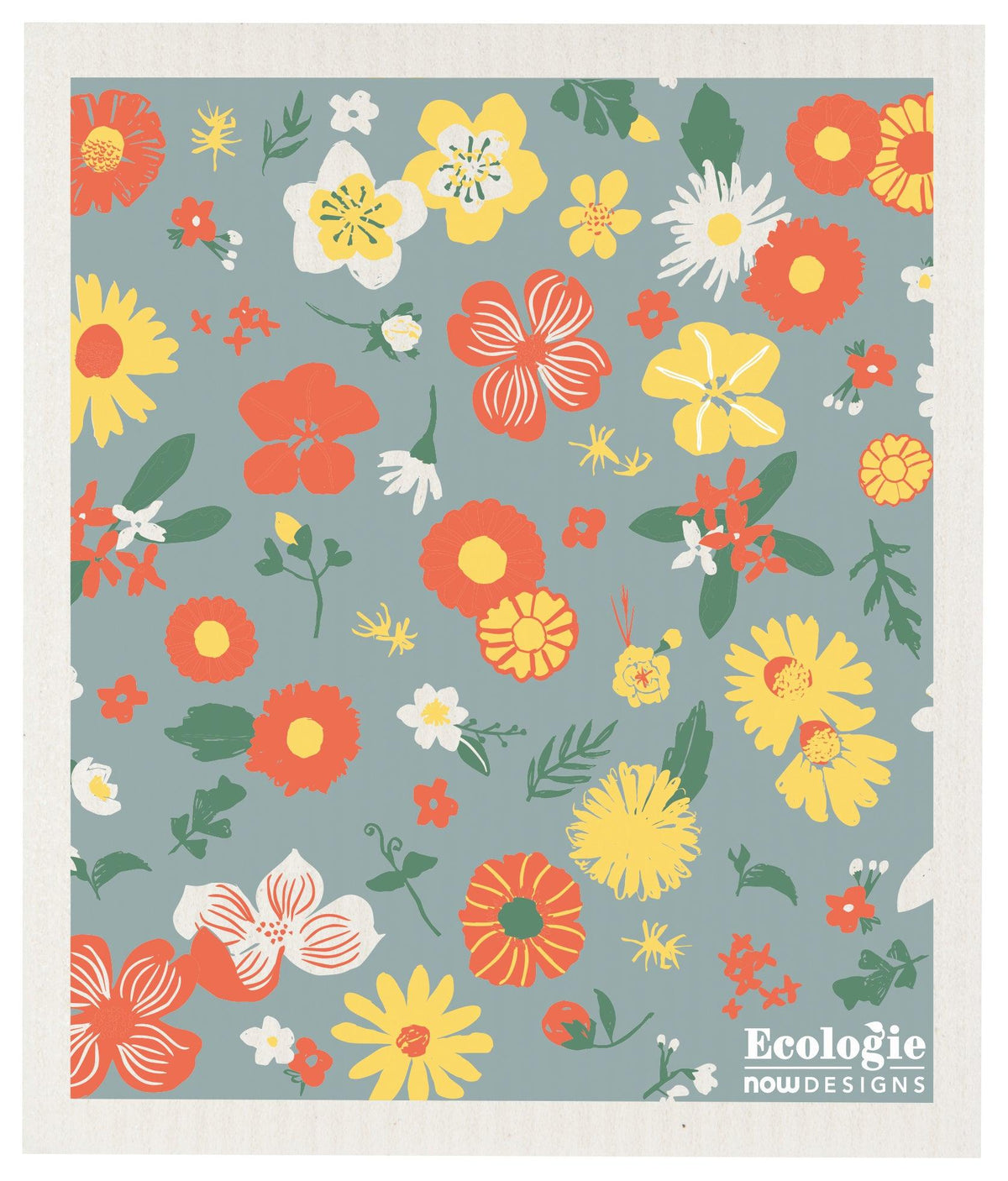 Flowers of the Month Swedish Dish Cloth