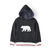 Charcoal Bear Kid's Heritage Pullover Hoodie Size 10