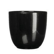 Tusca Pot 9x8.5&quot; Black