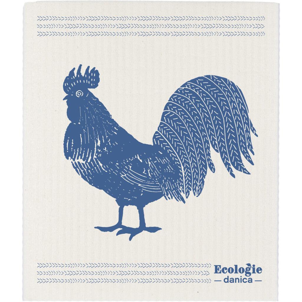 Rooster Francaise Swedish Dish Cloth