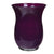 7" Glass Vase Plum