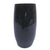 4.25x10" Glass Vase Dark Grey
