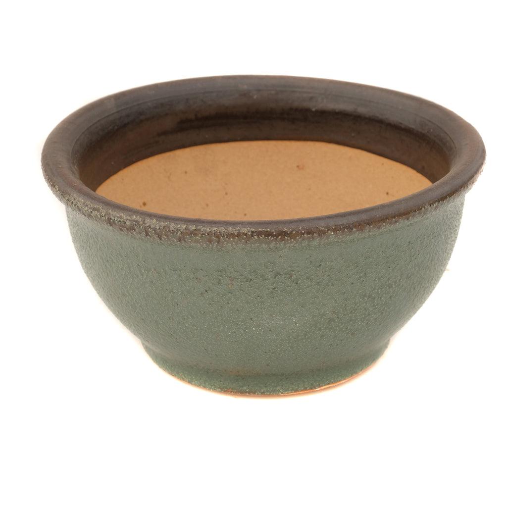 Flared Collection Ceramic Bowl Sandy Green