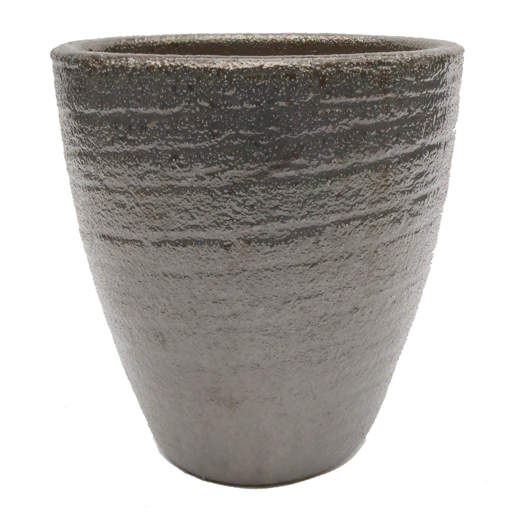 Bricko Collection Ceramic Pot Sandy Black