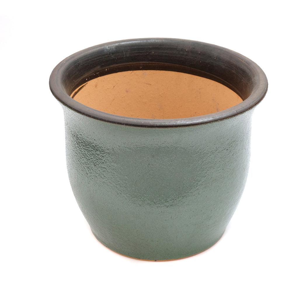 Flared Collection Ceramic Pot Sandy Green
