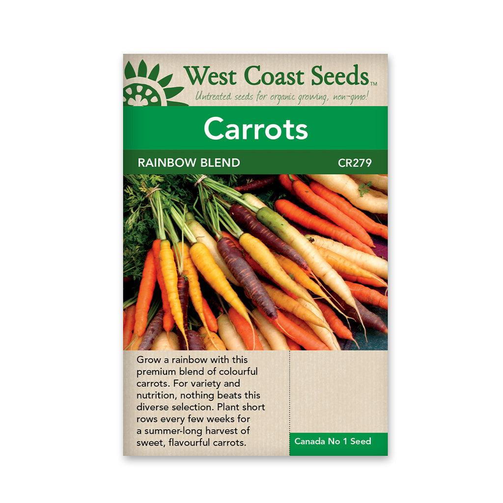 Carrots Rainbow Blend seeds