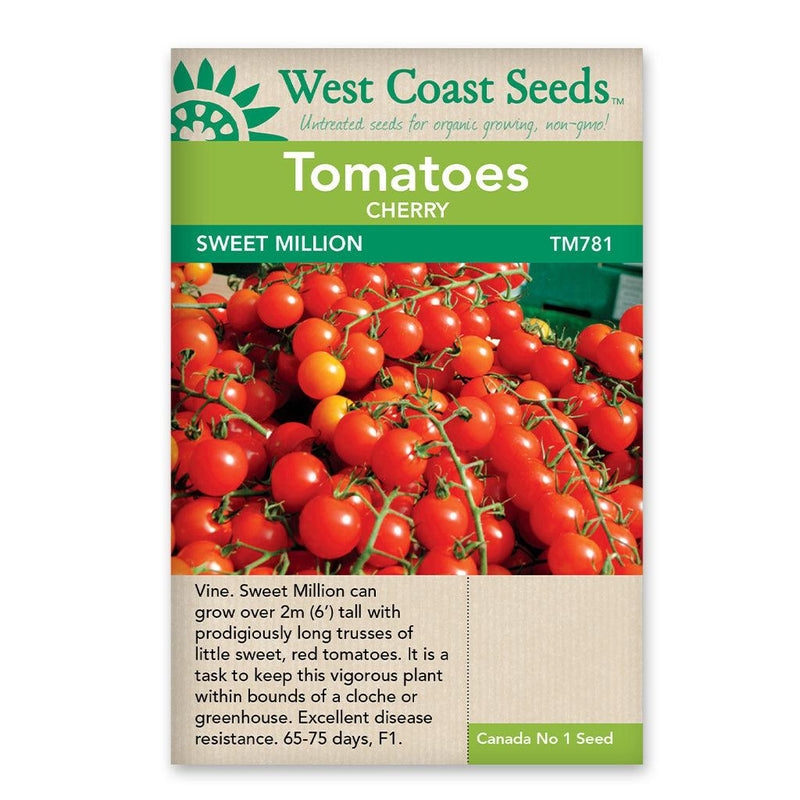 Tomatoes Sweet Million Cherry Seeds - Sheridan Nurseries Online