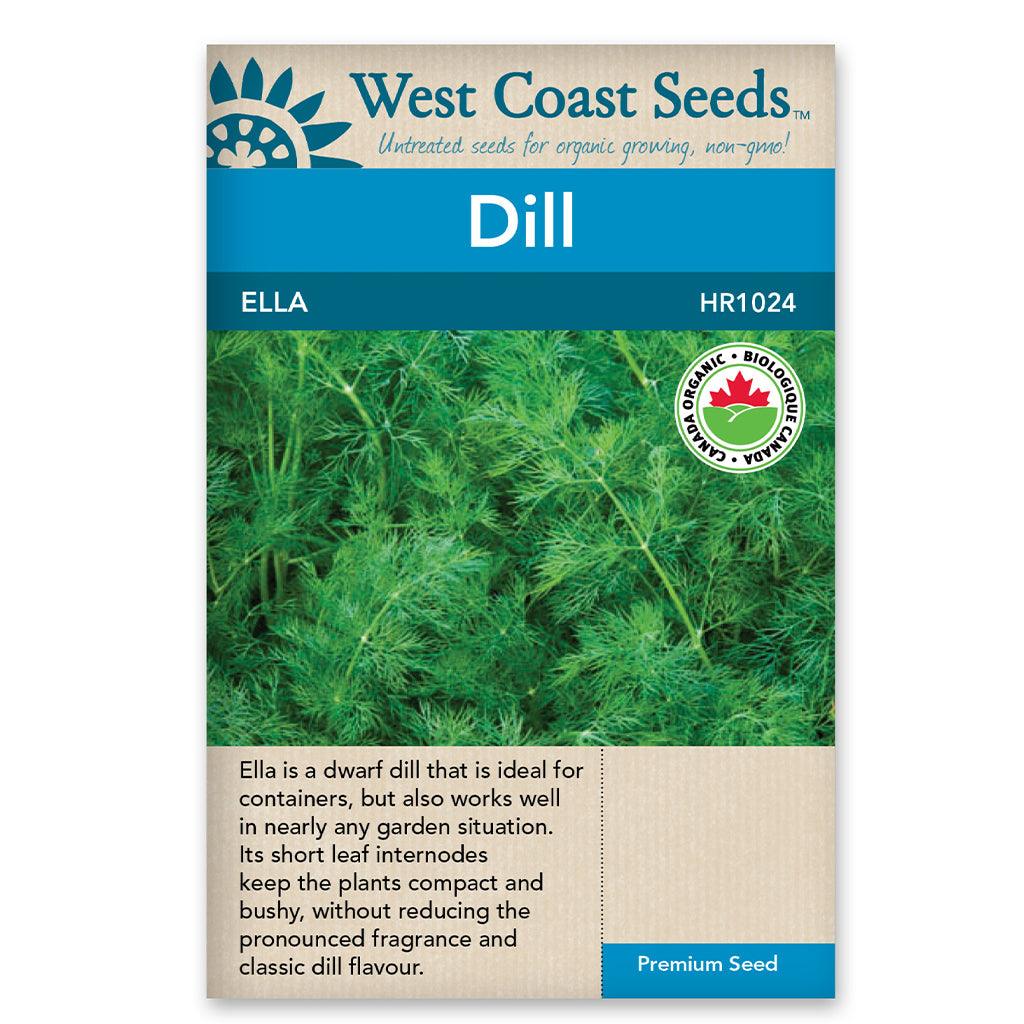 Dill Ella Certified Organic Seeds