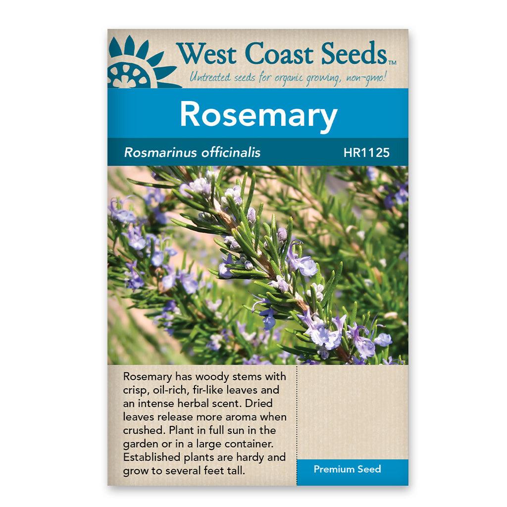 These Rosemary Seeds will fill your garden or container with a delightful herbal scent. Plant them in full sun for optimal growth, mature plants can grow several feet tall and are hardy. <span style="font-size: 0.875rem;">Enjoy the aromatic benefits of fresh rosemary straight from your garden to kitchen.