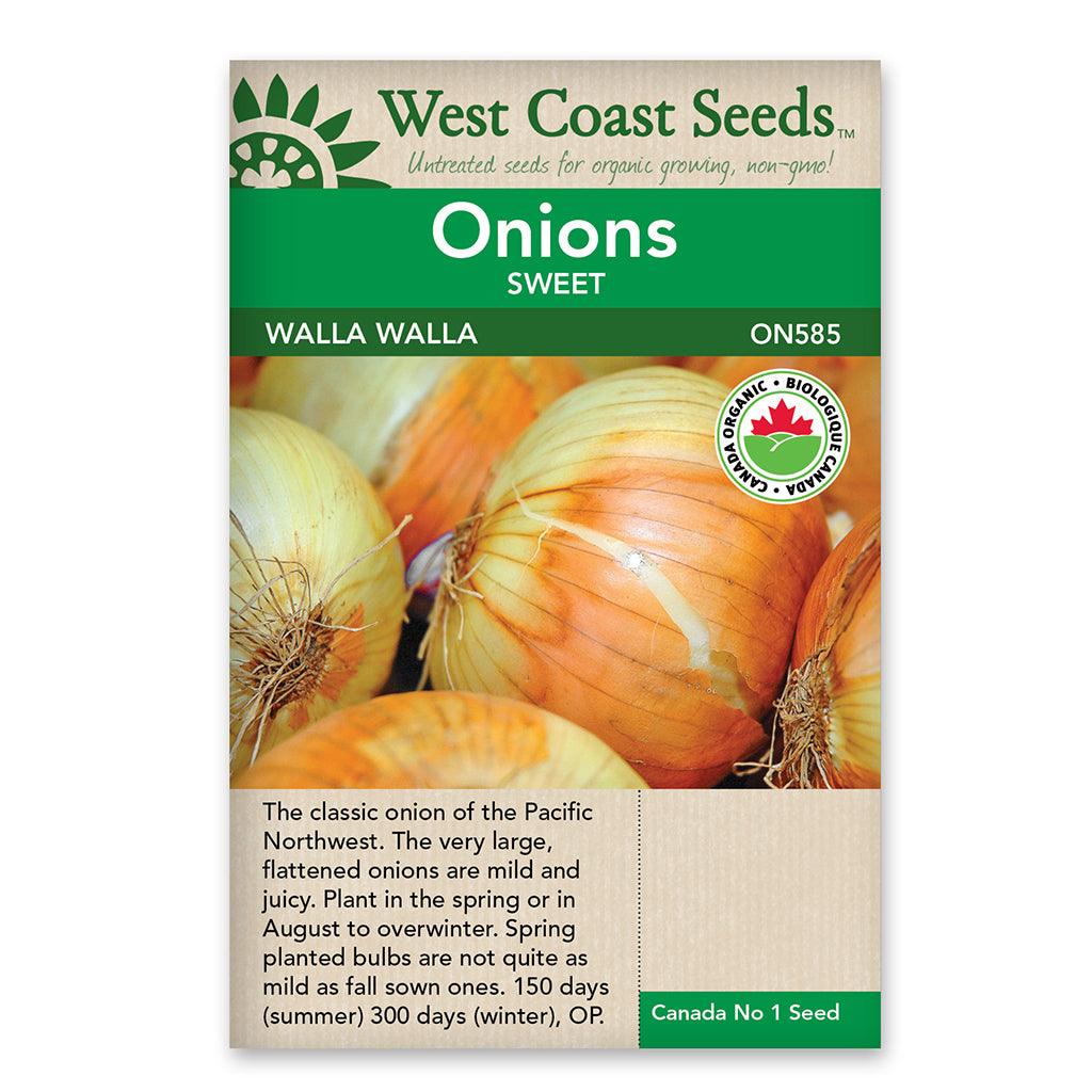 Onions Walla Walla Certified Organic Seeds