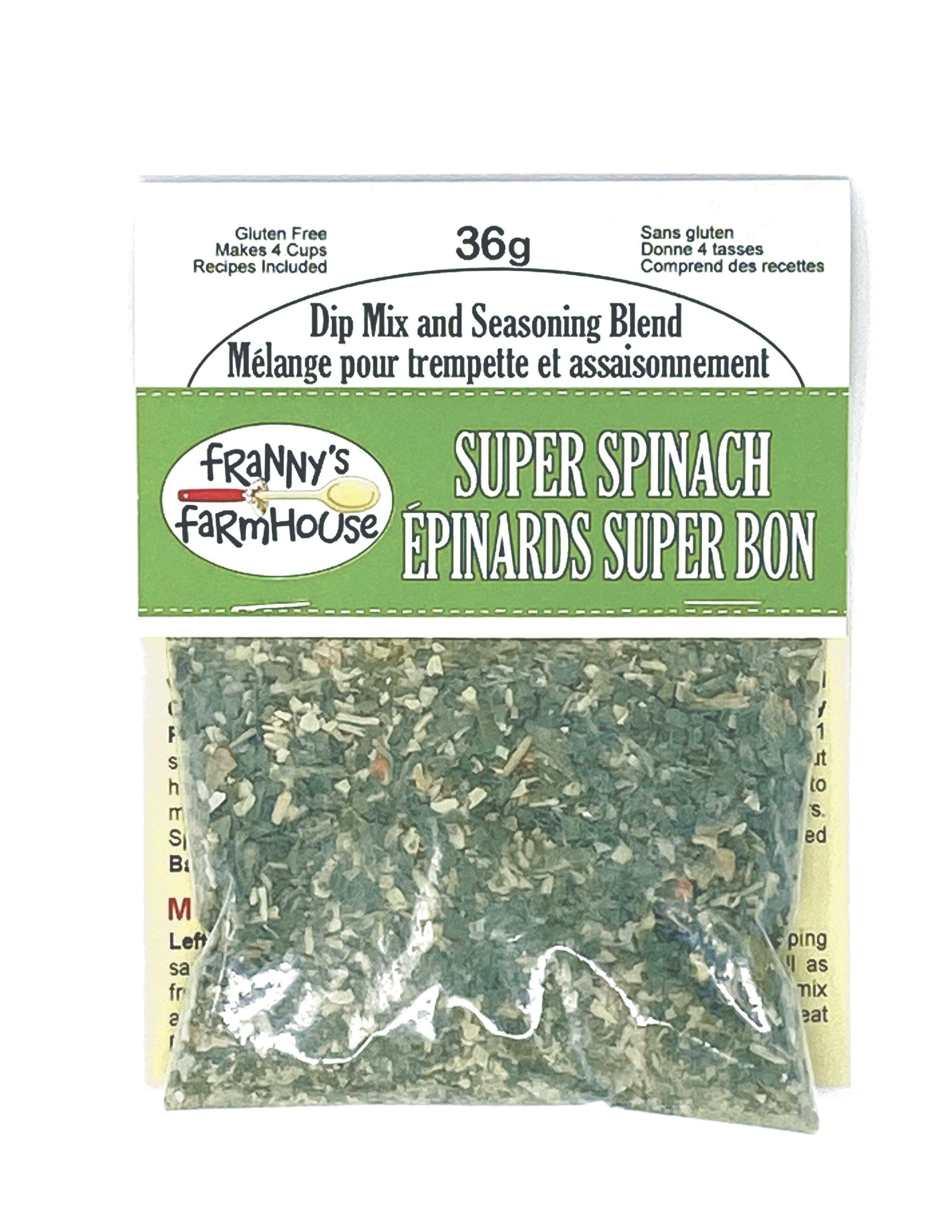 Super Spinach 4 Cups Dip or Seasoning 5lb Meat
