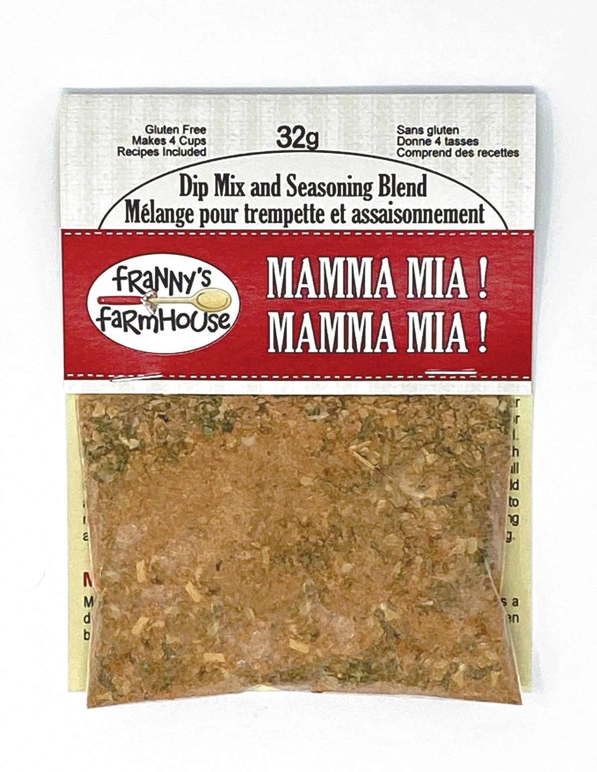 Mamma Mia 4 Cups Dip or Seasoning  5lb Meat