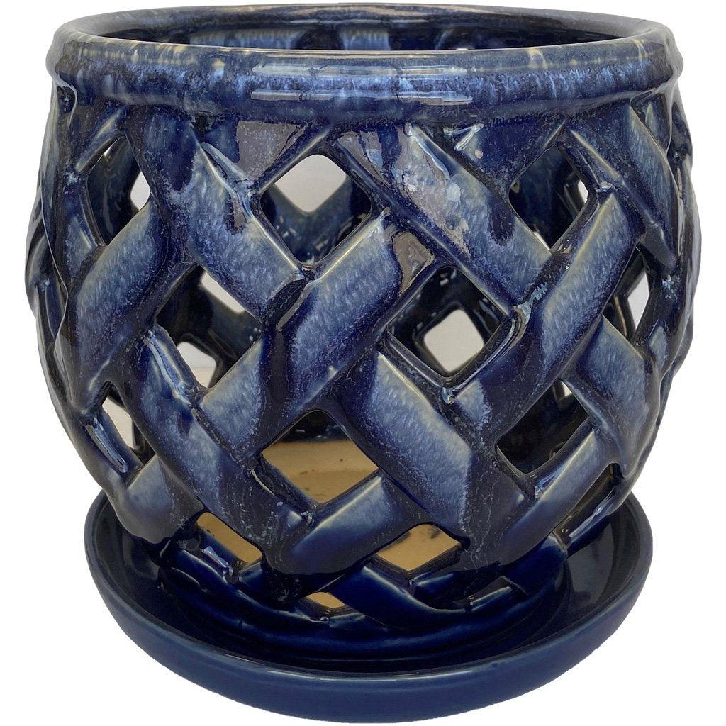 Lattice Orchid Pot 22x22x21cm