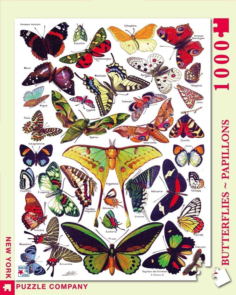 Butterflies Papillons puzzle