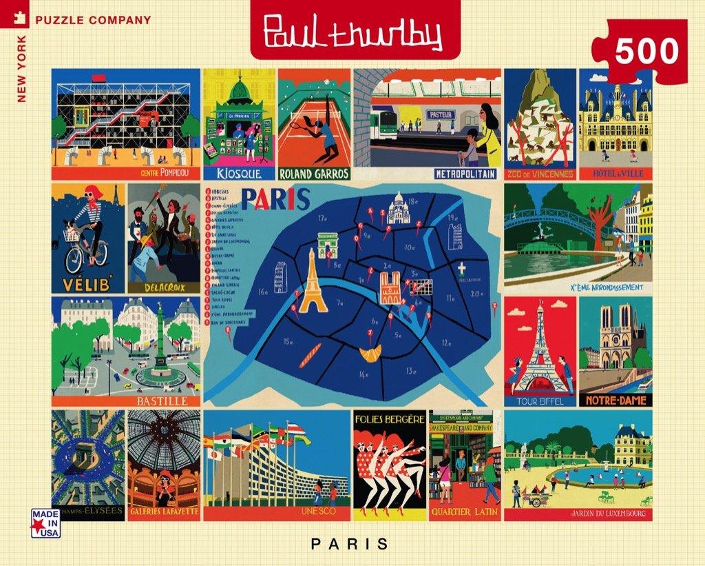 Paris Collage puzzle