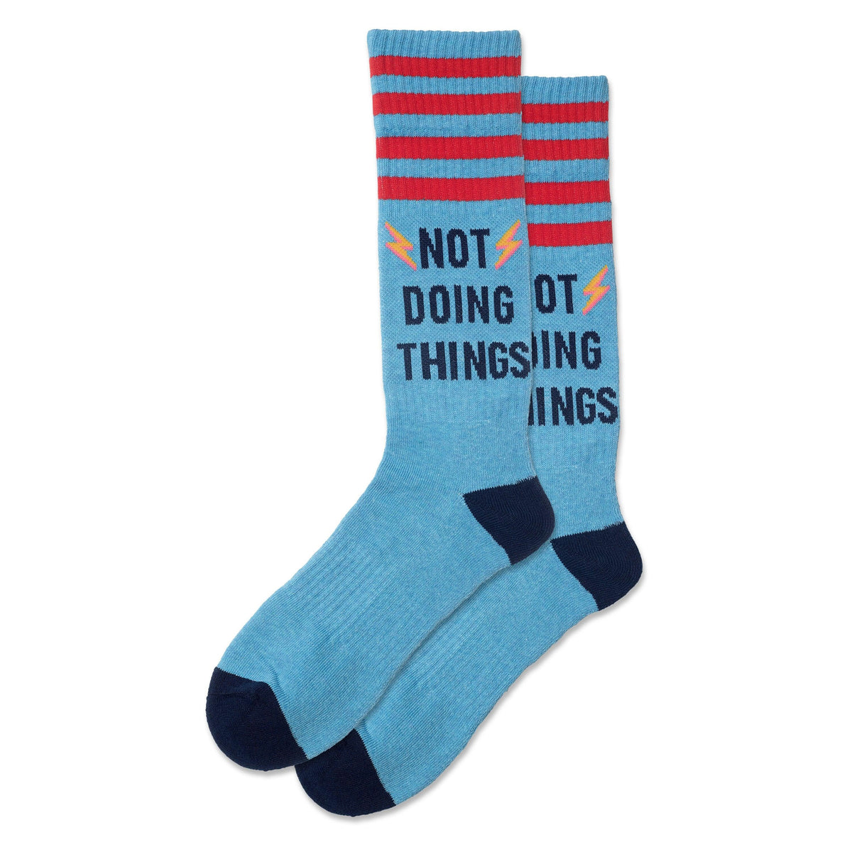 Mens Socks Not Doing Things Blue
