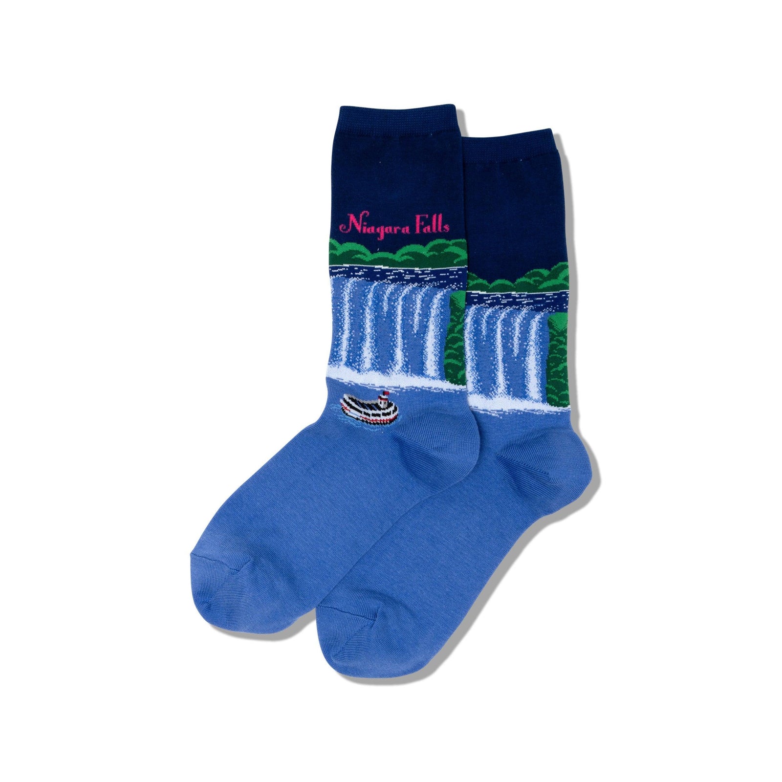 Ladies Socks Niagara Falls Blue