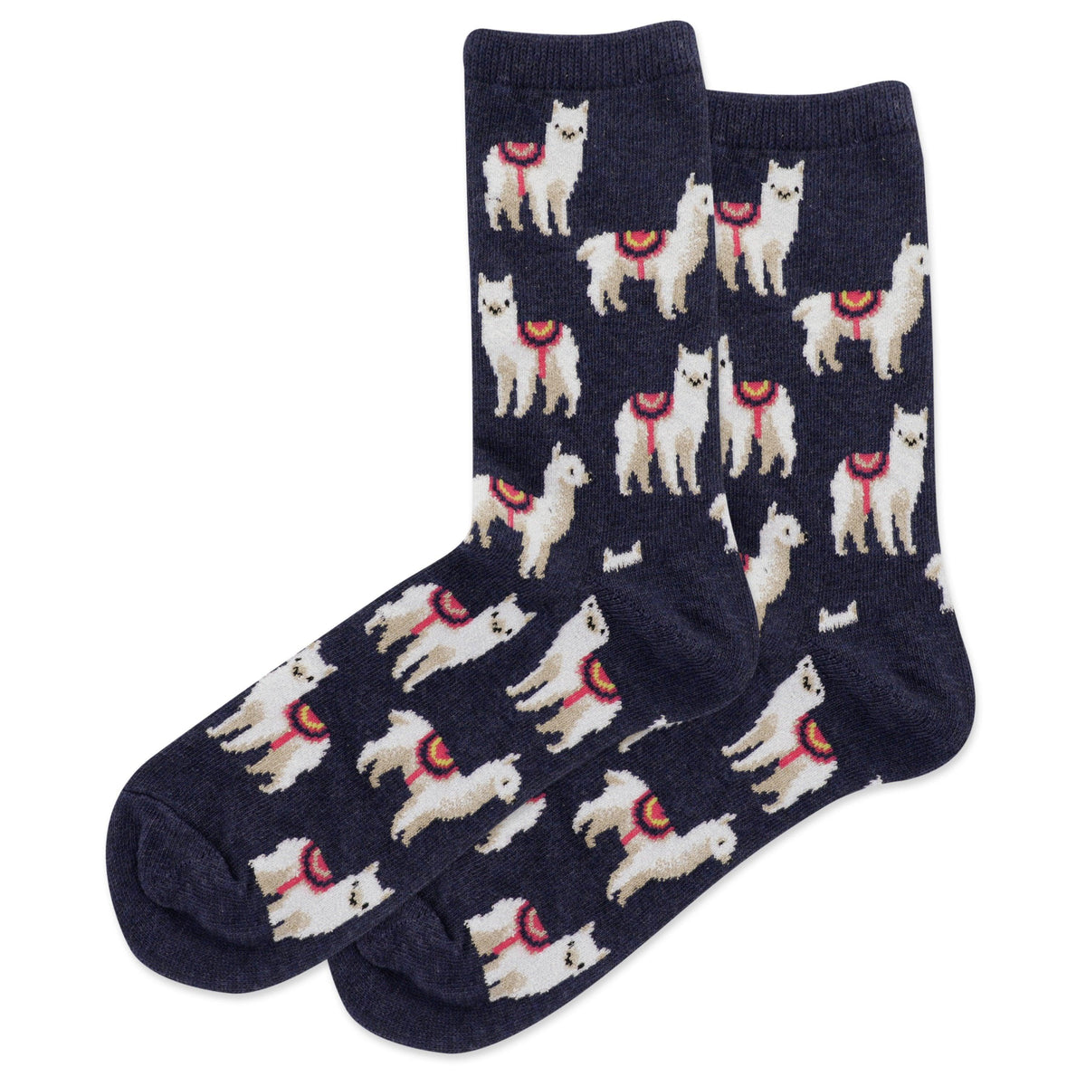 Ladies Socks Llamas Denim