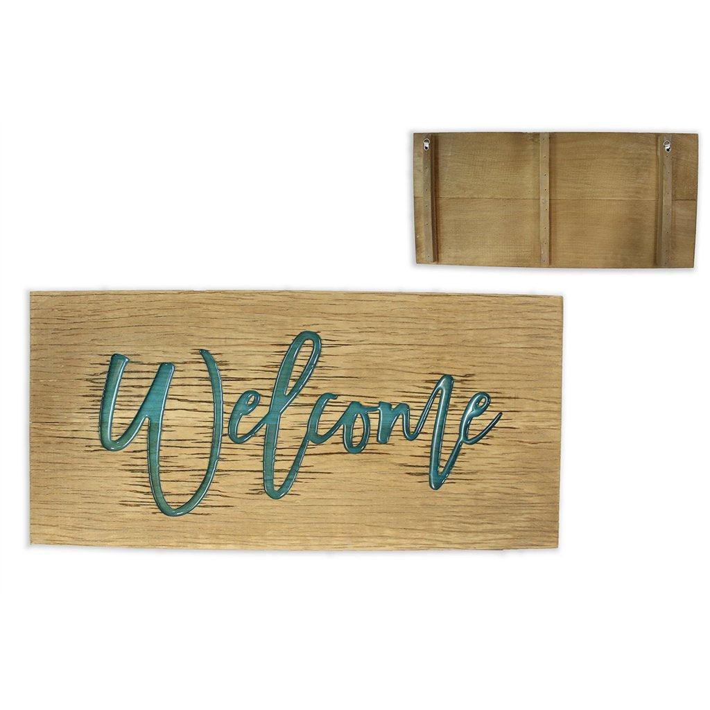 Wooden Sign - Welcome