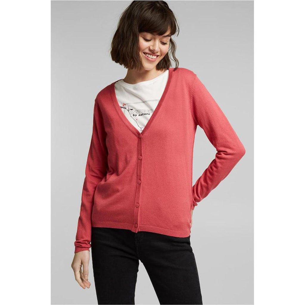 Cardigan Sweater Organic Blush