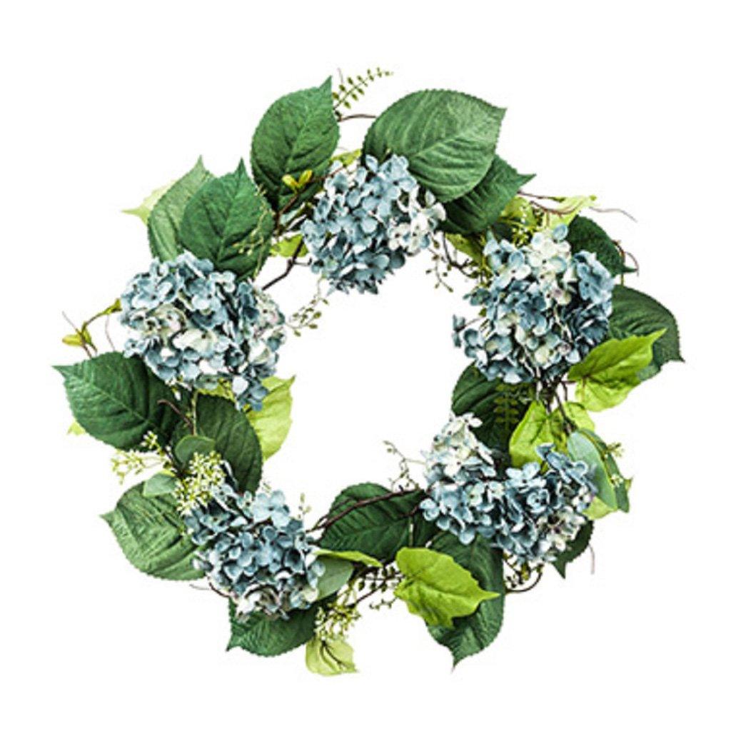 Vintage Blue Hydrangea Wreath