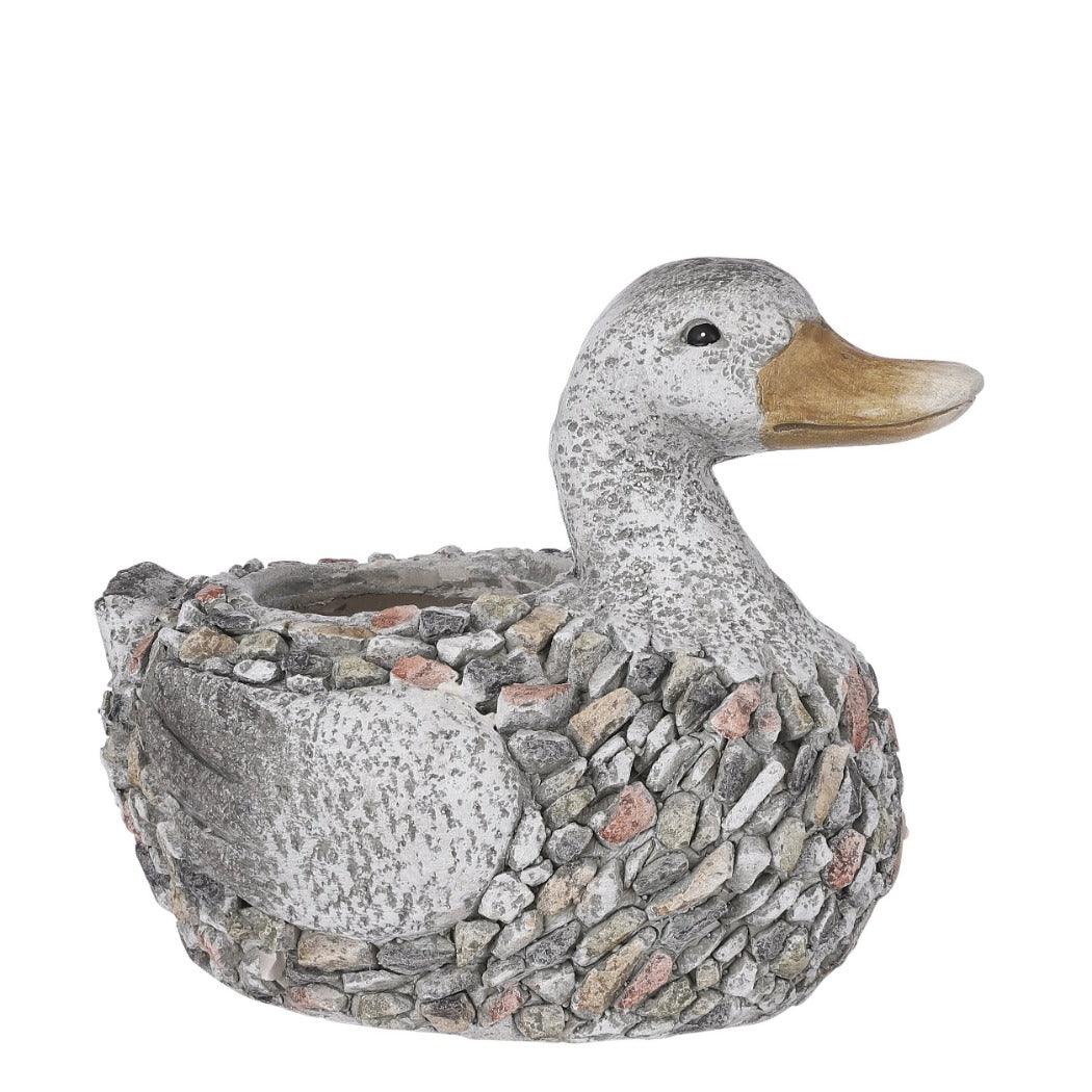 Duck Pot 10.75x7.25x8.5" Grey