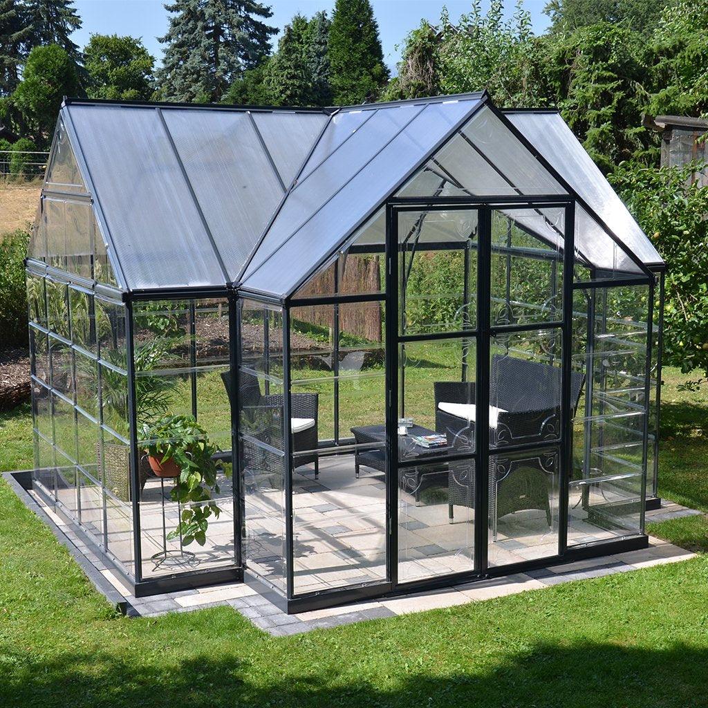 12&#39;x10&#39; Victory Garden Chalet Greenhouse