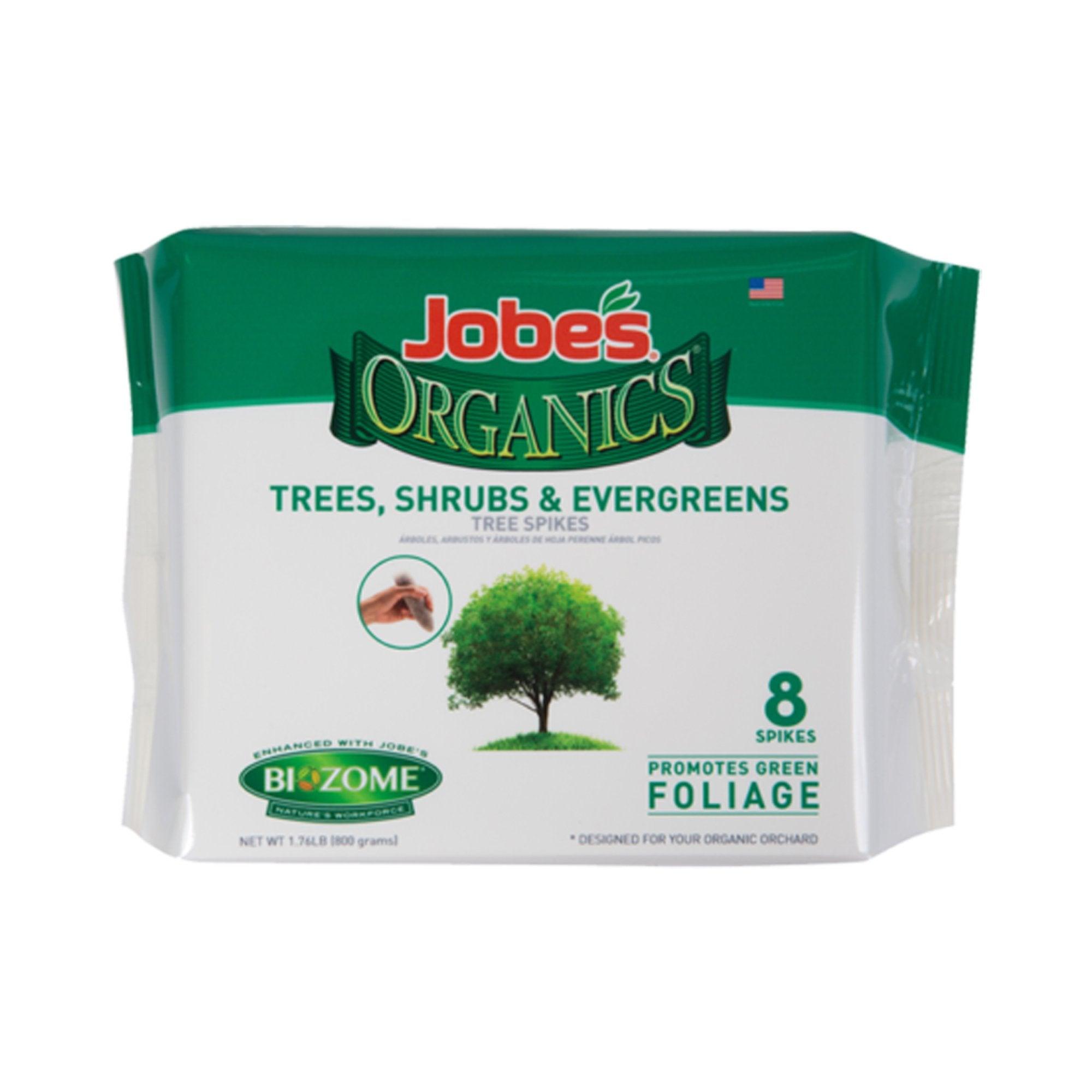 Jobe's Organic Spike For Trees Shrubs And Evergreens 8 pack