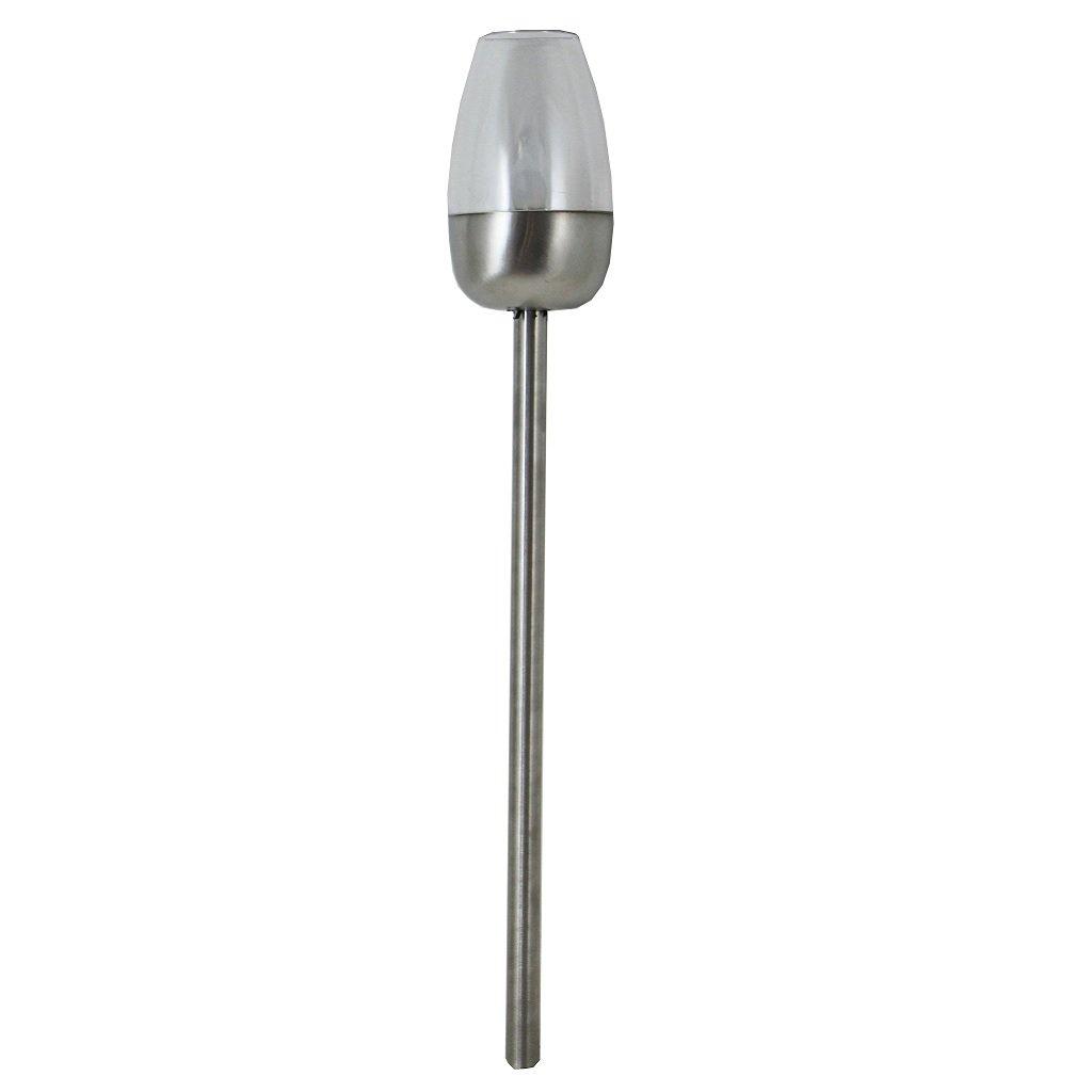 Solar Torch With Stainless Steel Bottom 2.5x2.5x15.5 inch