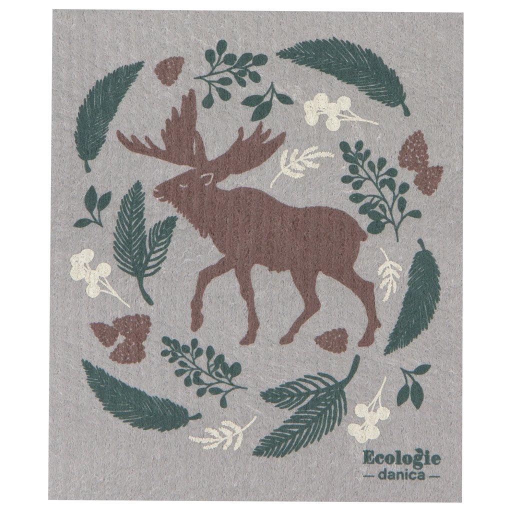 Dishcloth Swedish Winter Moose