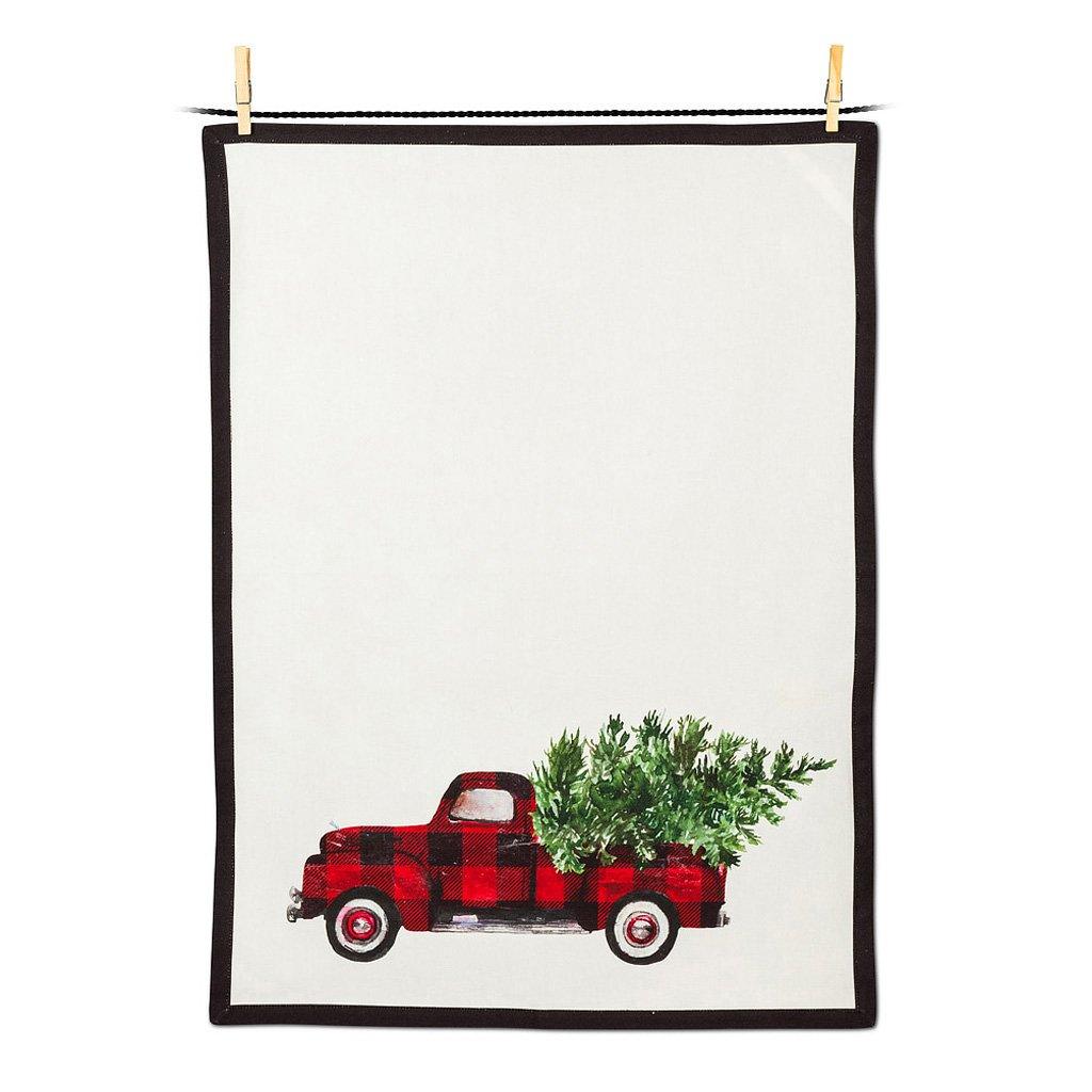 Buffalo Checkered Truck Tea Towel 20x28 in