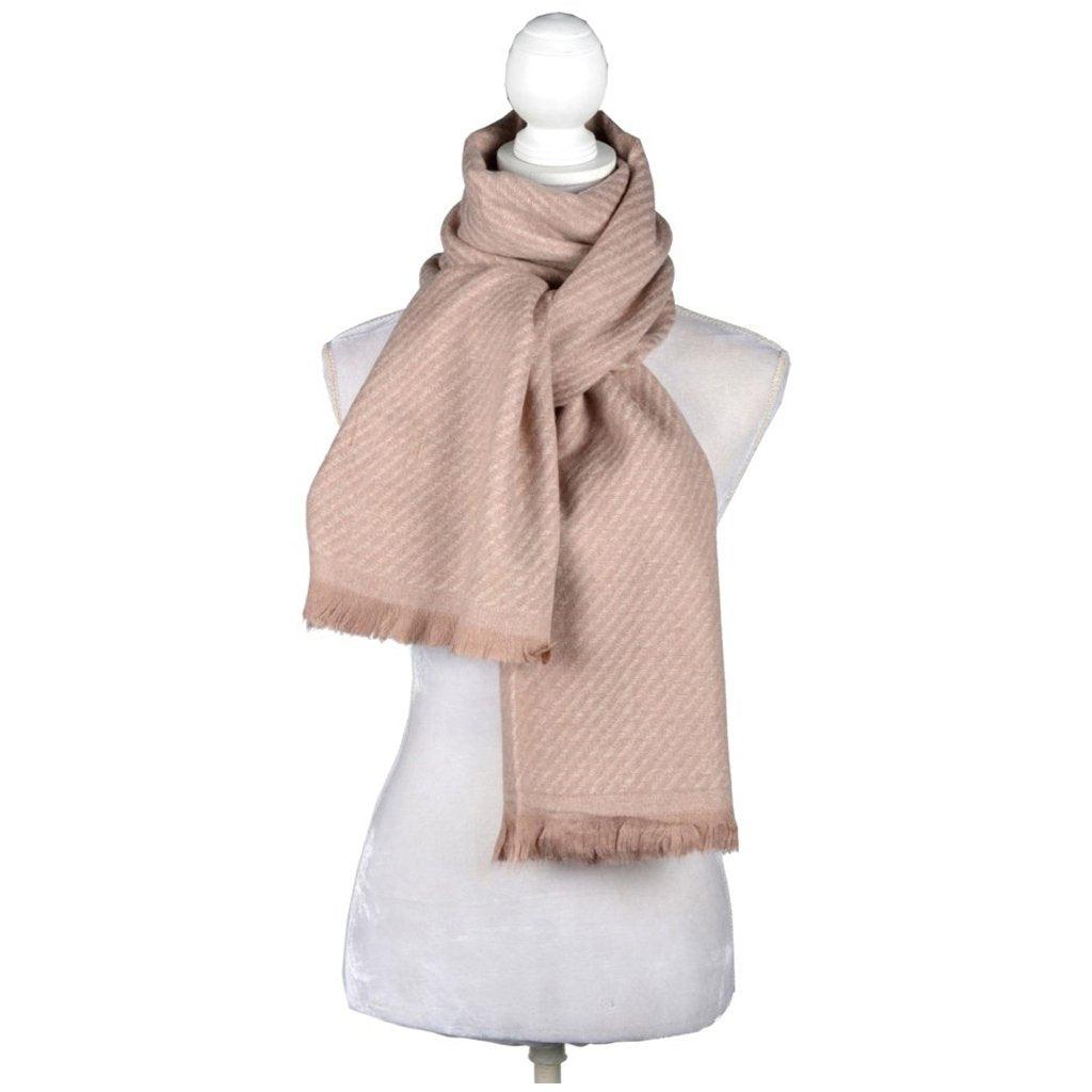 Diagonal Weave Solid Scarf