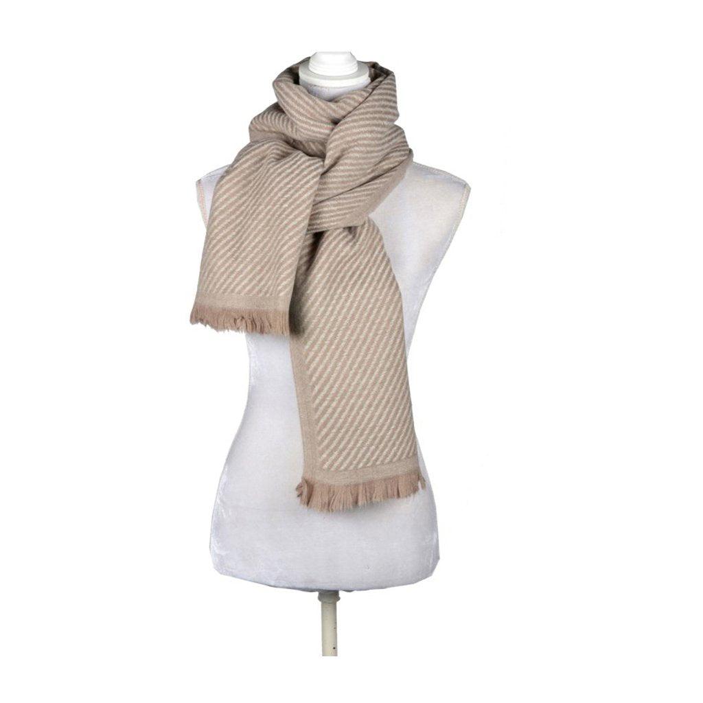Diagonal Weave Solid Scarf
