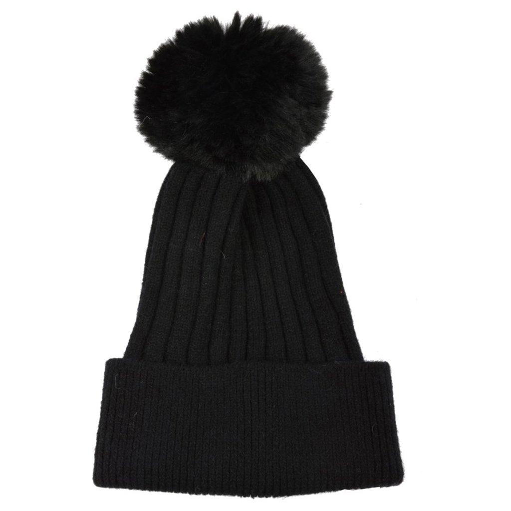 Knit Pom Pom Winter Hat