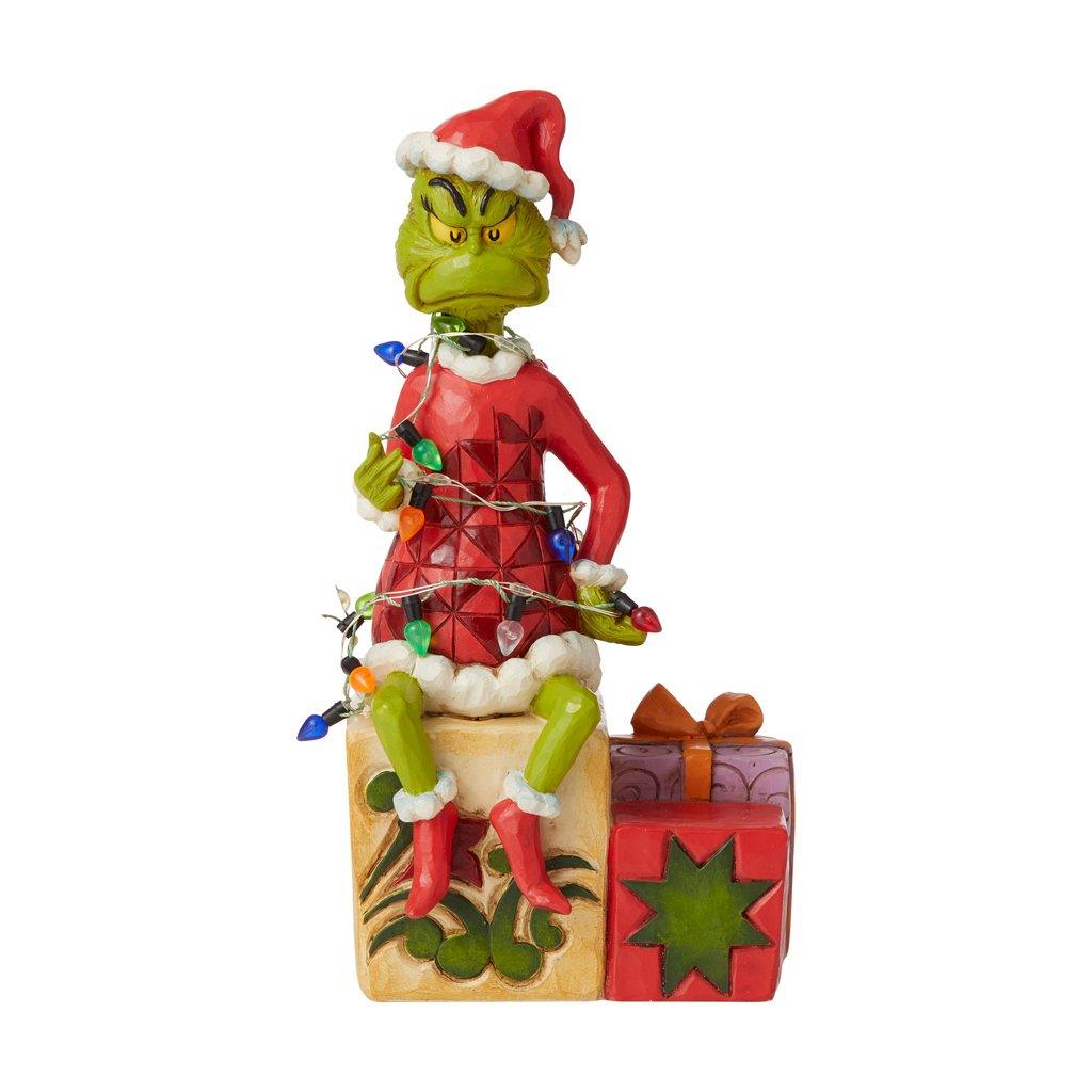 Grinch Sitting On Present