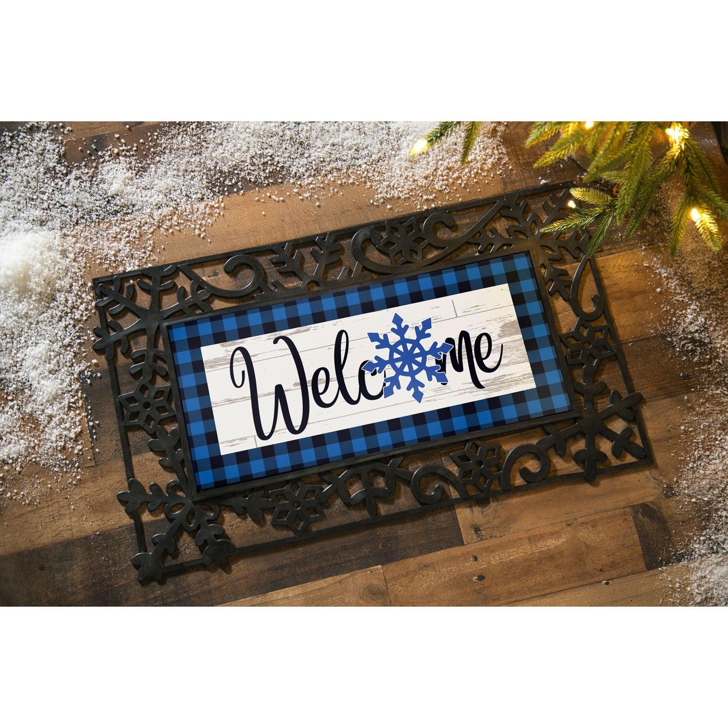 Sassafras Switch Mat Winter Welcome