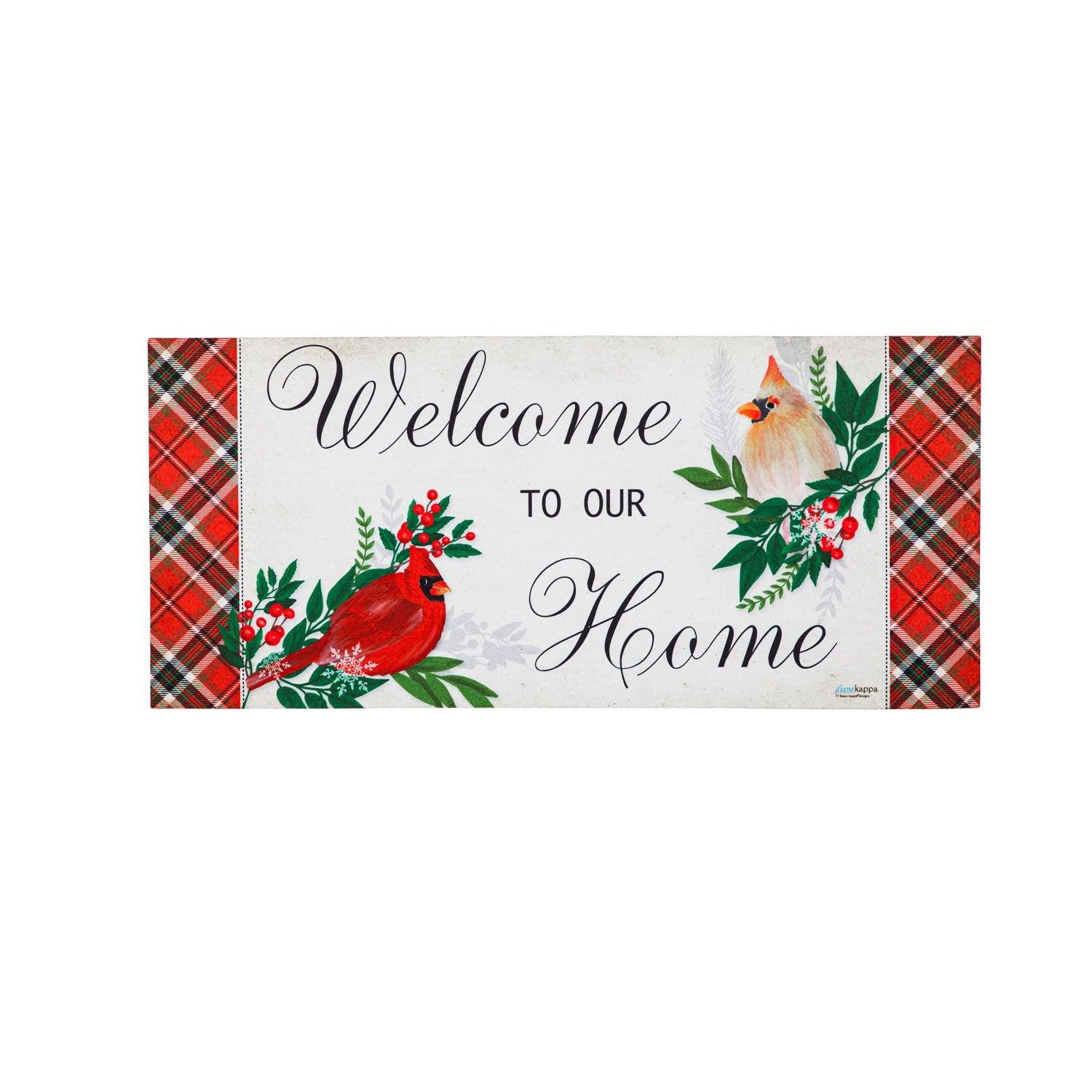 Sassafras Switch Mat Tartan Welcome