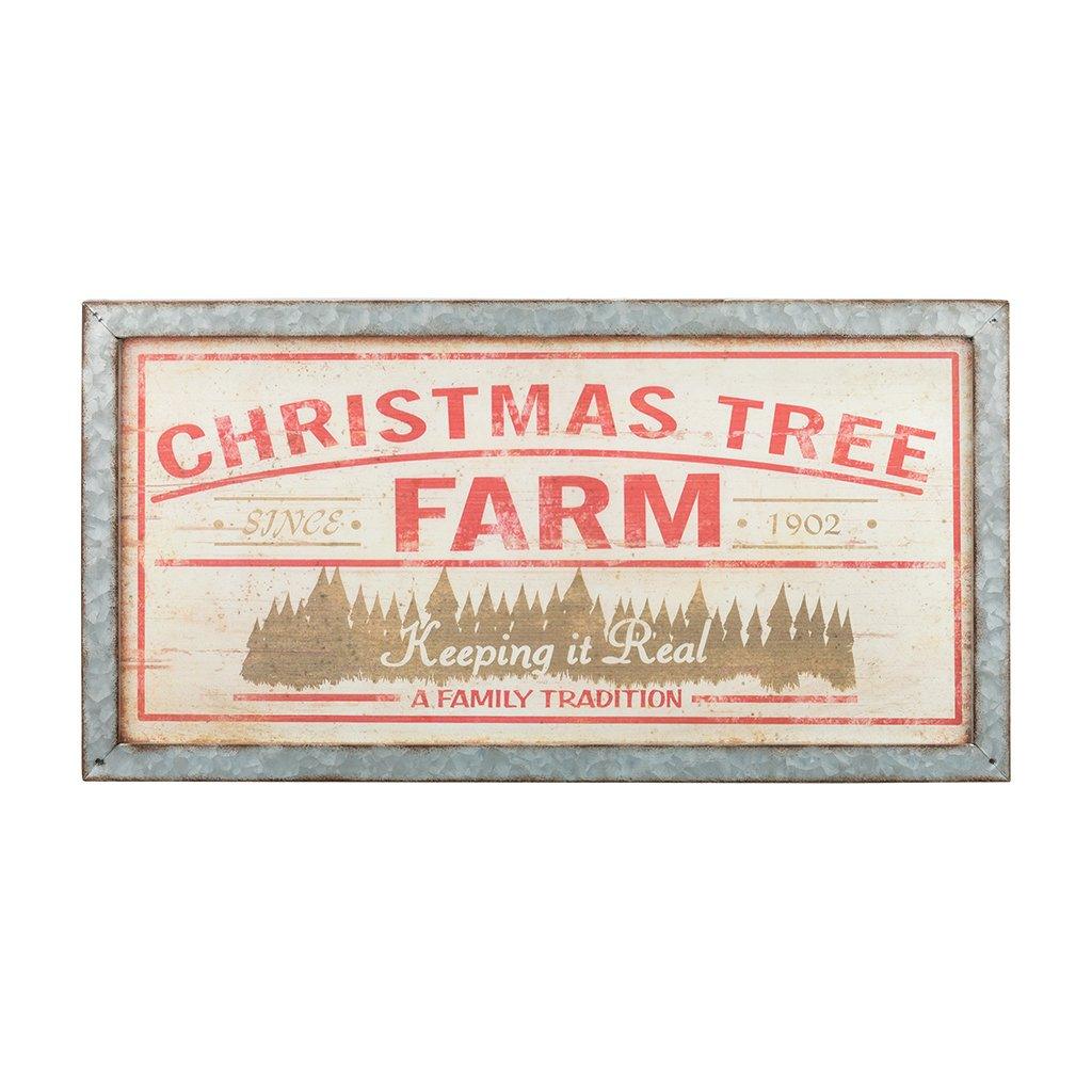 Rustic Christmas Tree Farm Plaque