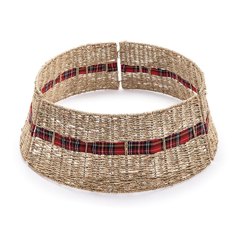 Christmas Tree Collar With Plaid