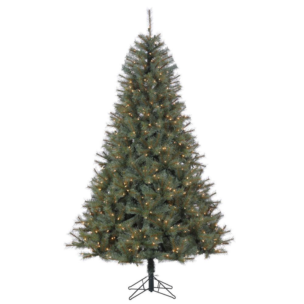 Transform your home into a winter wonderland with the Saint Lawrence Pine Tree. Standing tall at 7.5 feet and measuring 54 inches in width, this impressive artificial Christmas tree is the centerpiece you&#39;ve been dreaming of for your holiday décor. It comes adorned with 700 Staylit lights, casting a warm and inviting glow that will fill your home with the spirit of the season. 