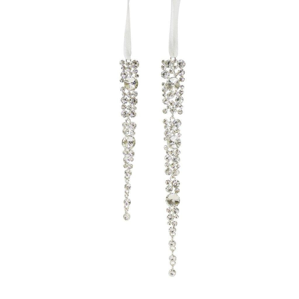 Jewel Metal Icicle Ornament