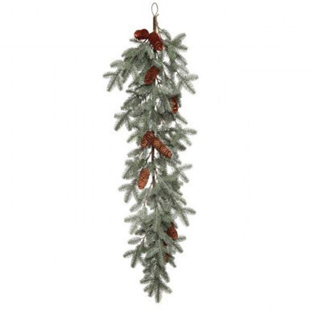 Enhance your holiday decorations with the Everlasting Garland Fir Pine, measuring 45 inches in length. This beautifully crafted garland features lifelike fir pine branches adorned with natural pine cones, providing a touch of rustic charm to your festive arrangements. Whether you drape it along a mantel, wind it around a banister, or use it as part of a holiday centerpiece, this garland will infuse your space with the warmth and elegance of the holiday season. 