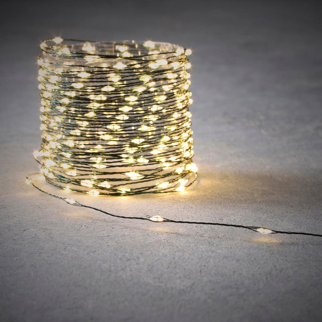 49' Outdoor Green String Lights - 300s LEDs on Timer