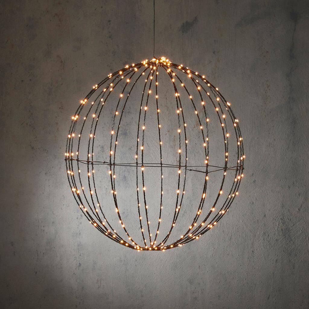 This hanging ball is not just a source of light; it's a statement piece that adds charm and warmth to your surroundings. Enjoy the convenience of the built-in timer, allowing you to bask in the glow without any hassle. Add a touch of enchantment to your décor and create a cozy and inviting atmosphere with this exquisite hanging ball.