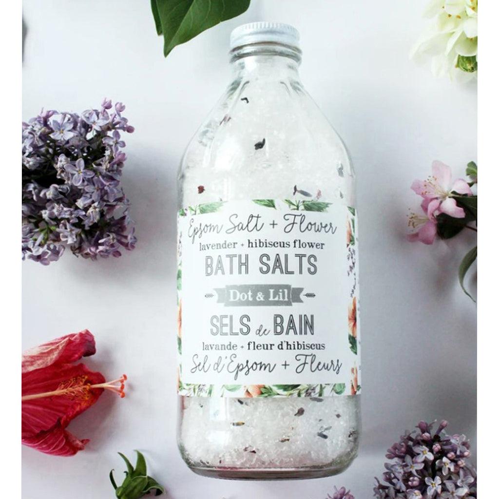 Dot &amp; Lil Bath Salts - Lavender &amp; Hibiscus