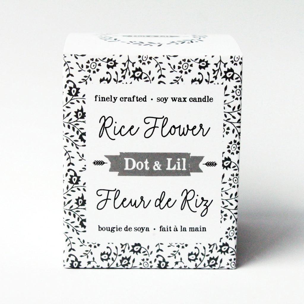 Dot & Lil Soy Candle - Rice Flower