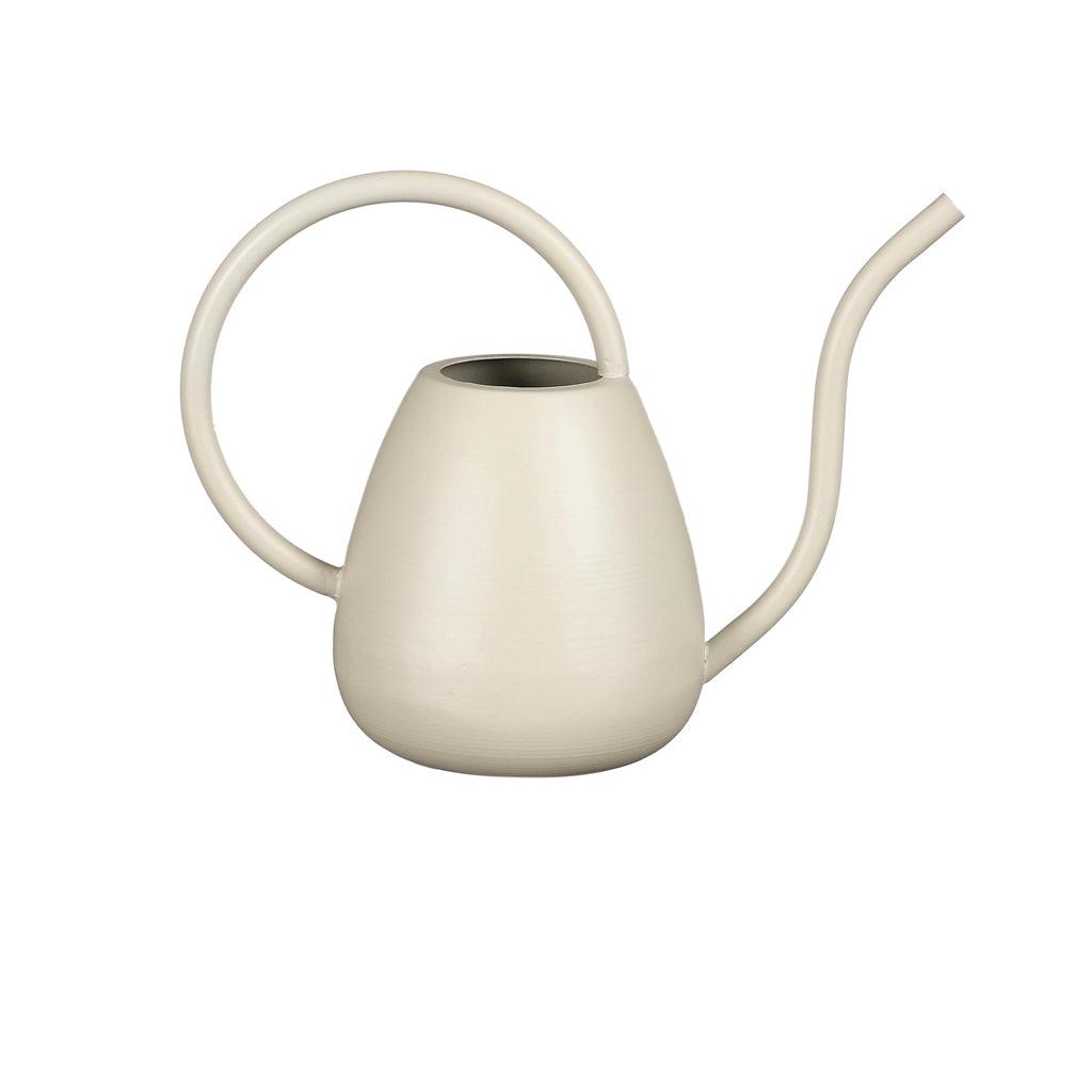 Yvette Watering Can 9.75x4.25x6.75in taupe