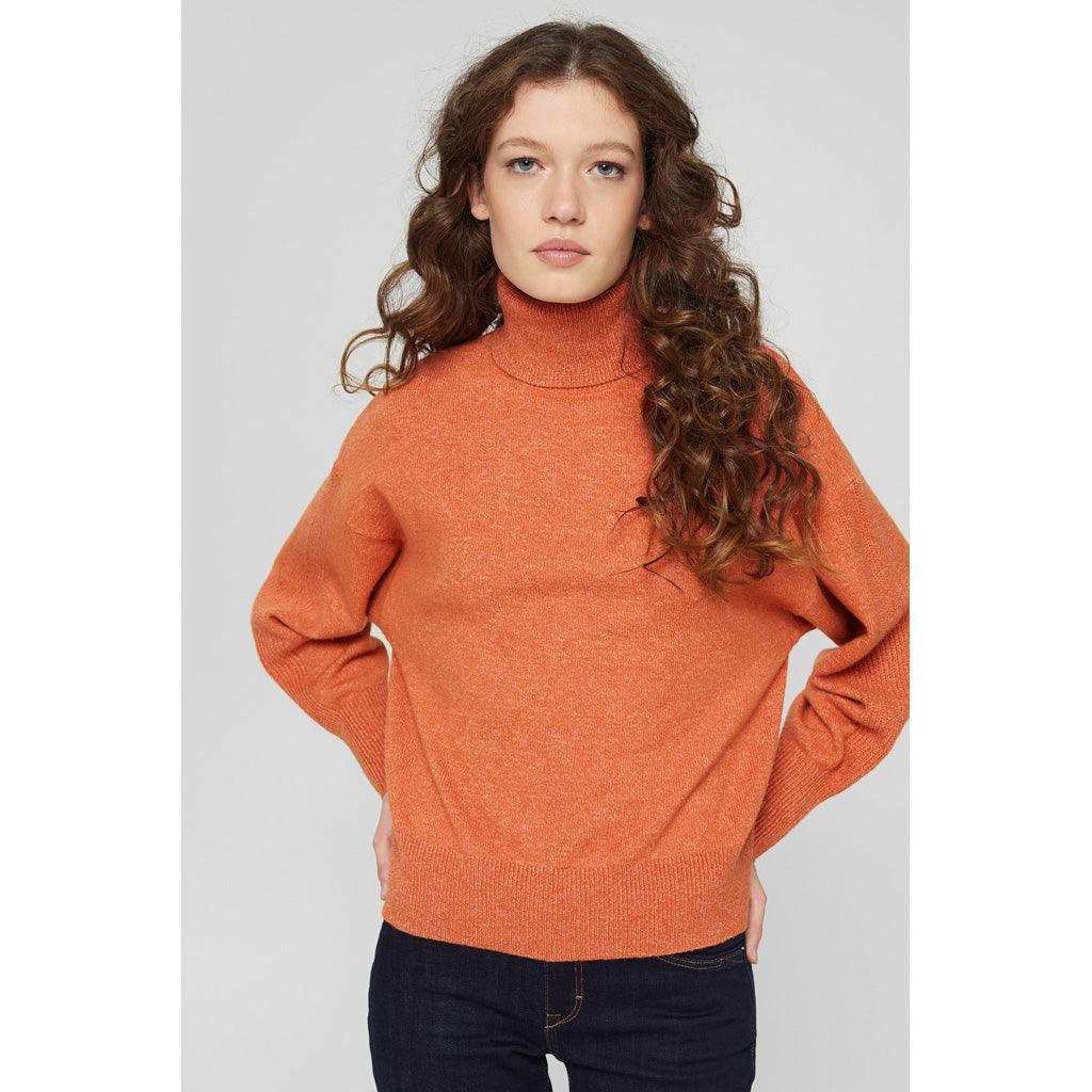 Turtleneck Sweater Golden Orange