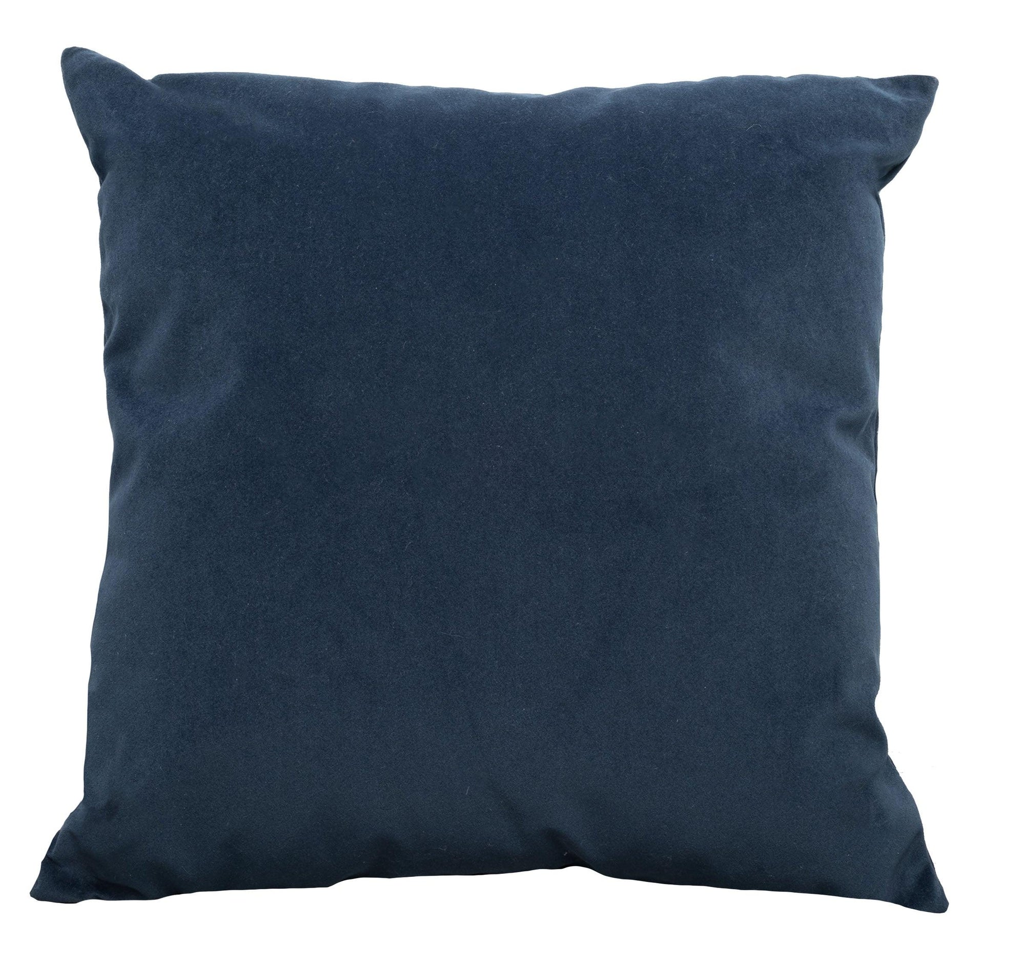 Navy Velvet Pillow 18x18"