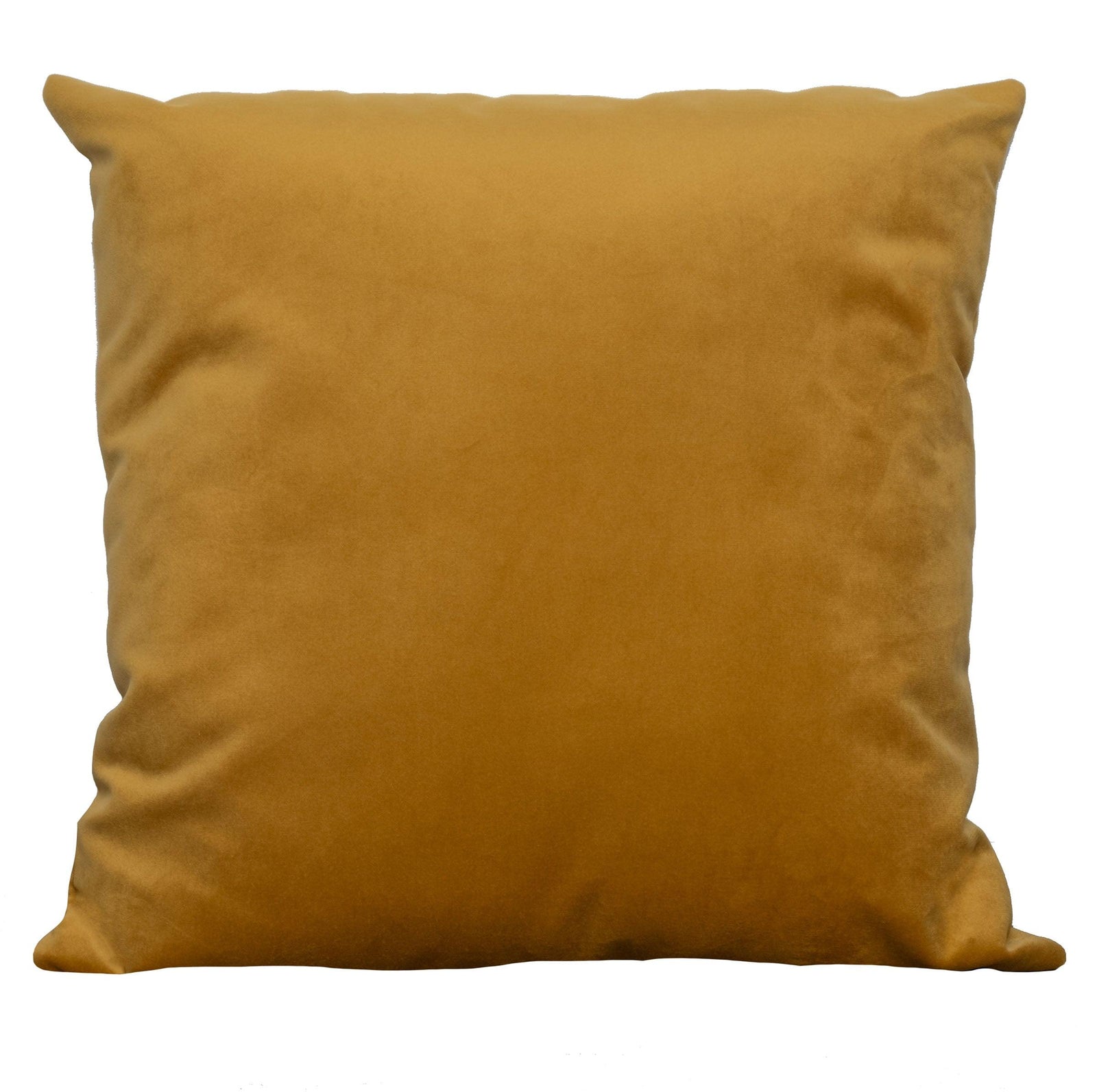 Mustard Velvet Pillow 18x18"